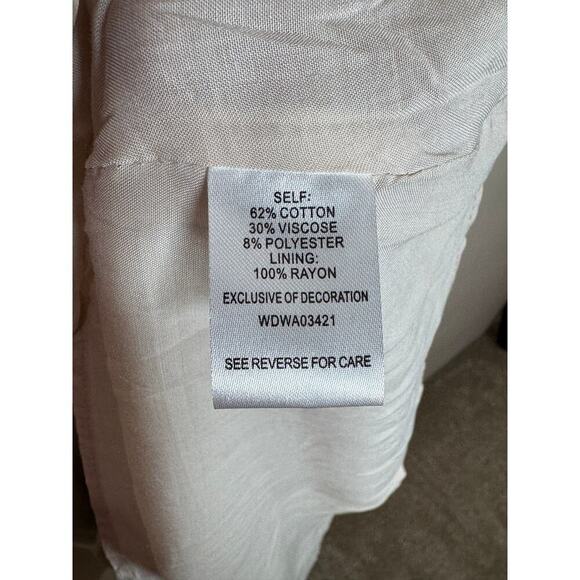 Lost + Wander Square Neck Milk Maid Puff Sleeve Maxi Dress Cottage Boho Cream L - Picture 8 of 10